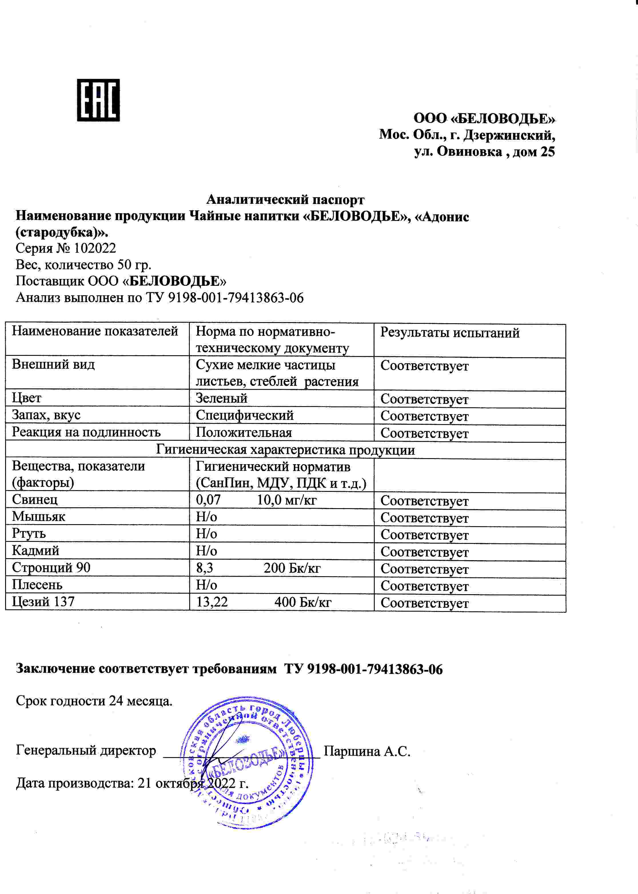 Паспорт №102022